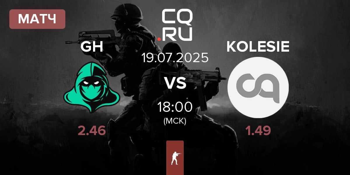 Матч Game Hunters GH vs KOLESIE | 19.07