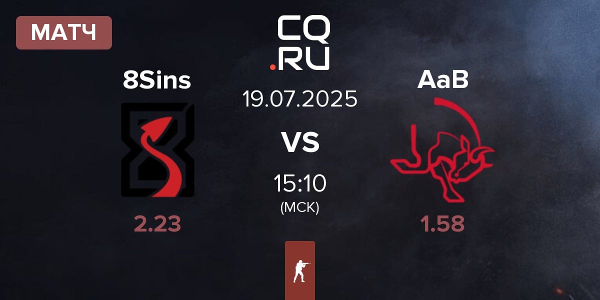 Матч 8Sins vs AaB esport AaB | 19.07