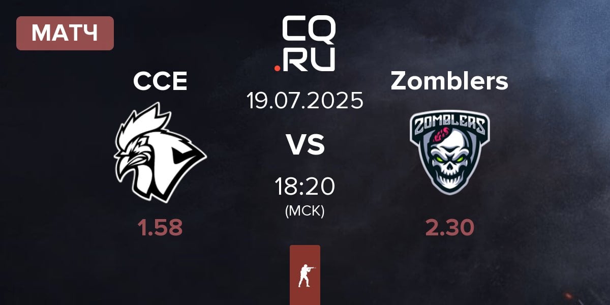 Матч Chicken Coop Esports CCE vs Zomblers | 19.07