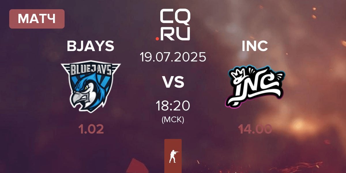 Матч BLUEJAYS BJAYS vs InControl INC | 19.07