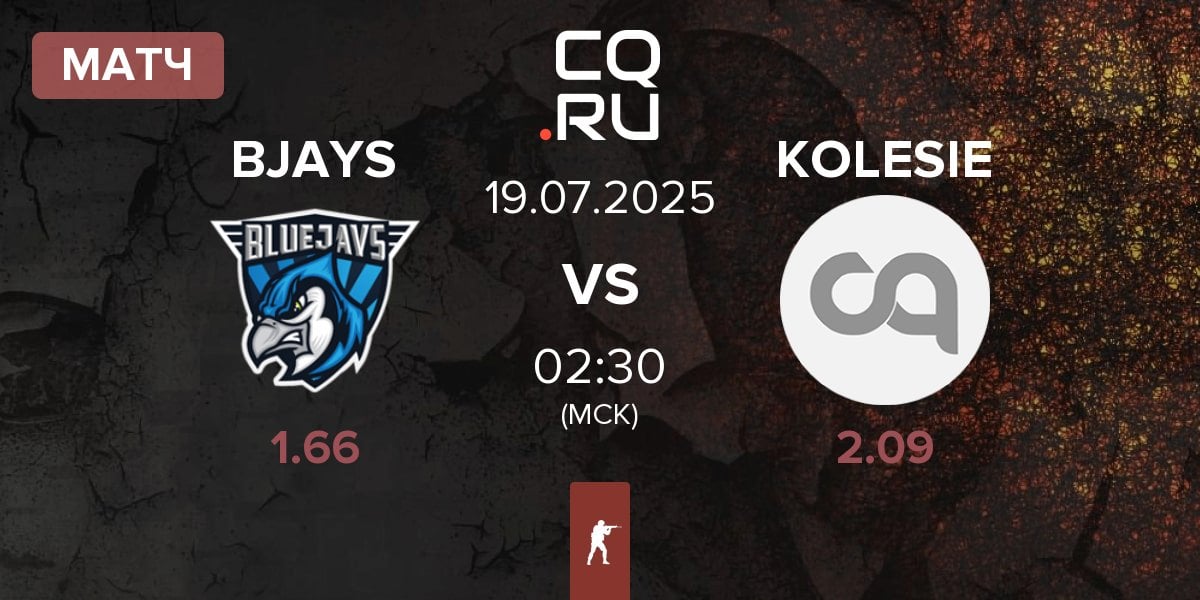 Матч BLUEJAYS BJAYS vs KOLESIE | 19.07