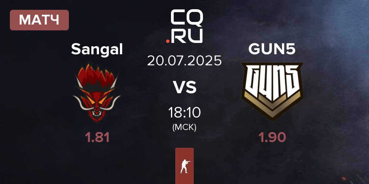 Матч Sangal Esports Sangal vs GUN5 Esports GUN5 | 20.07