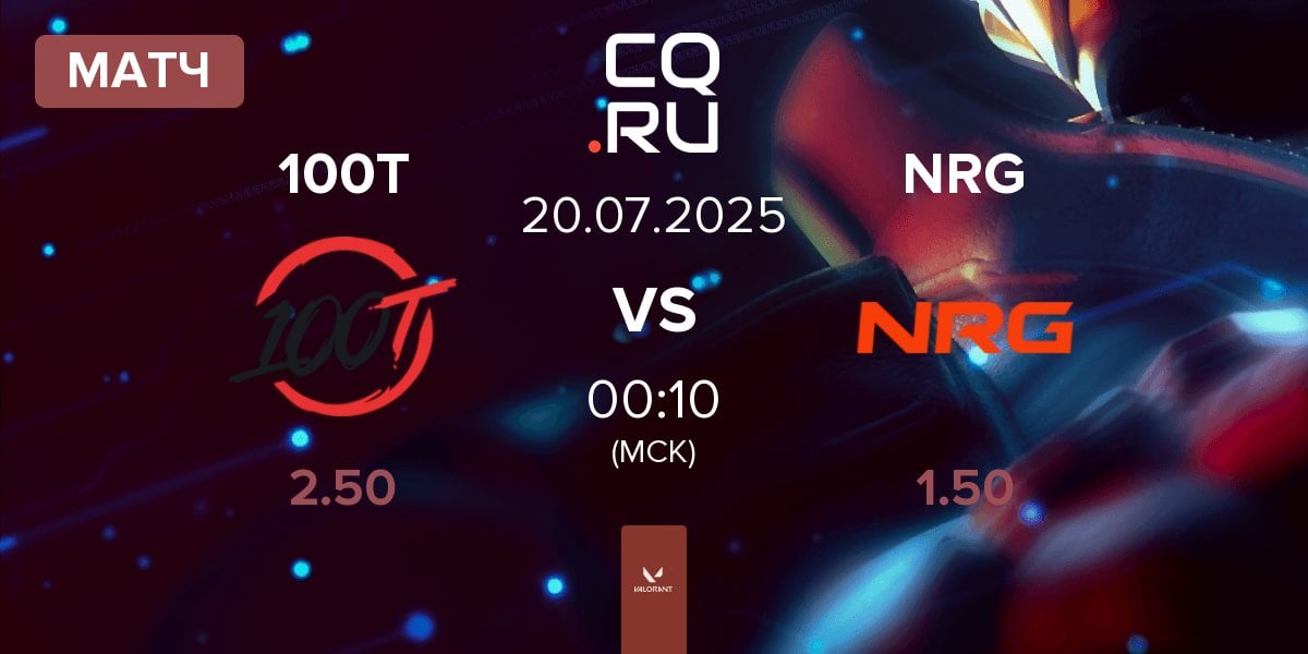 Матч 100 Thieves 100T vs NRG | 20.07