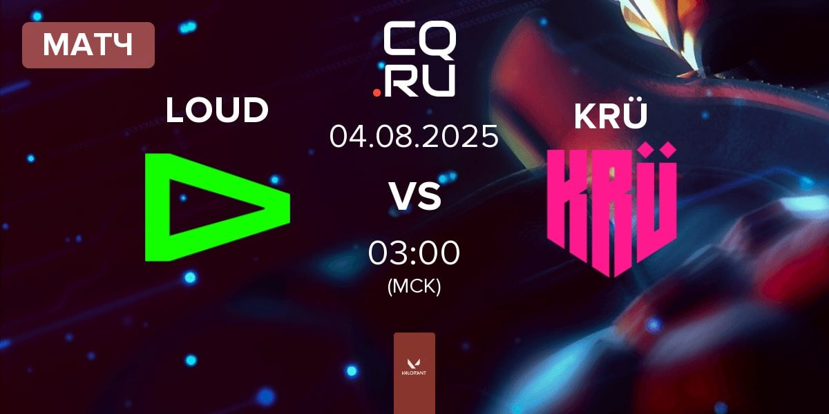 Матч LOUD vs KRÜ Esports KRÜ | 04.08