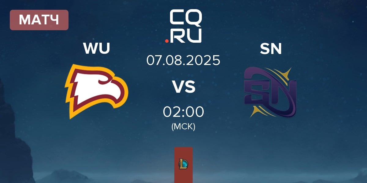 Матч Winthrop University WU vs Supernova SN | 07.08