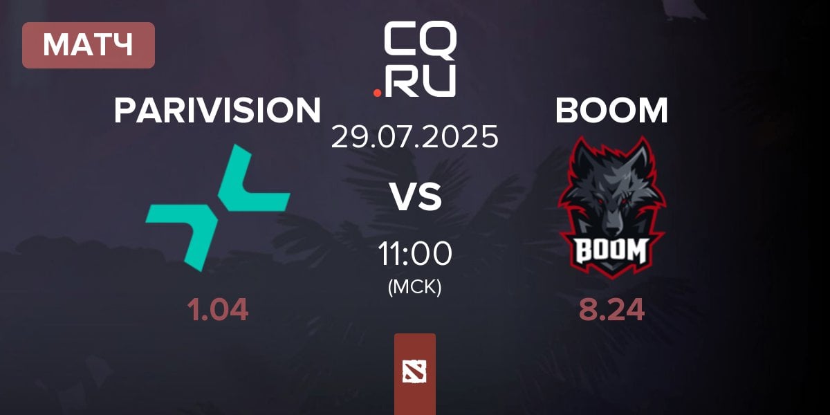 Матч PARIVISION vs BOOM Esports BOOM | 29.07