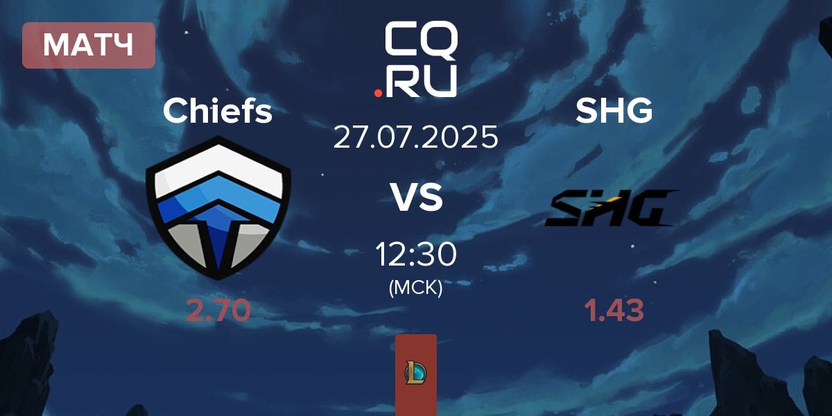 Матч Chiefs eSports Club Chiefs vs Fukuoka SoftBank Hawks gaming SHG | 27.07