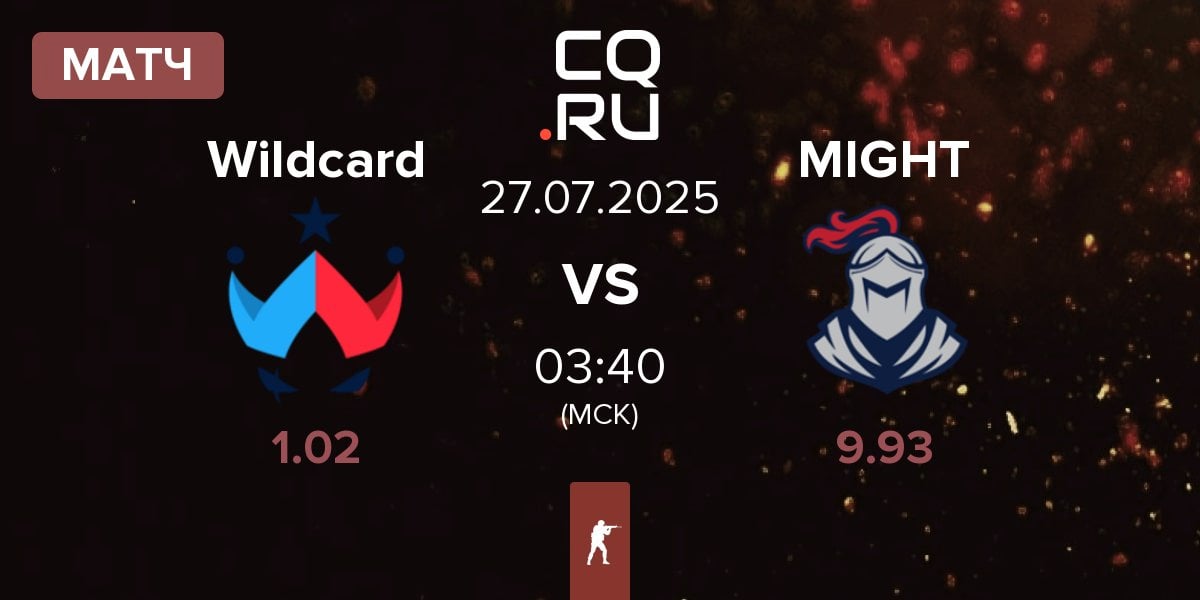 Матч Wildcard Gaming Wildcard vs MIGHT | 27.07