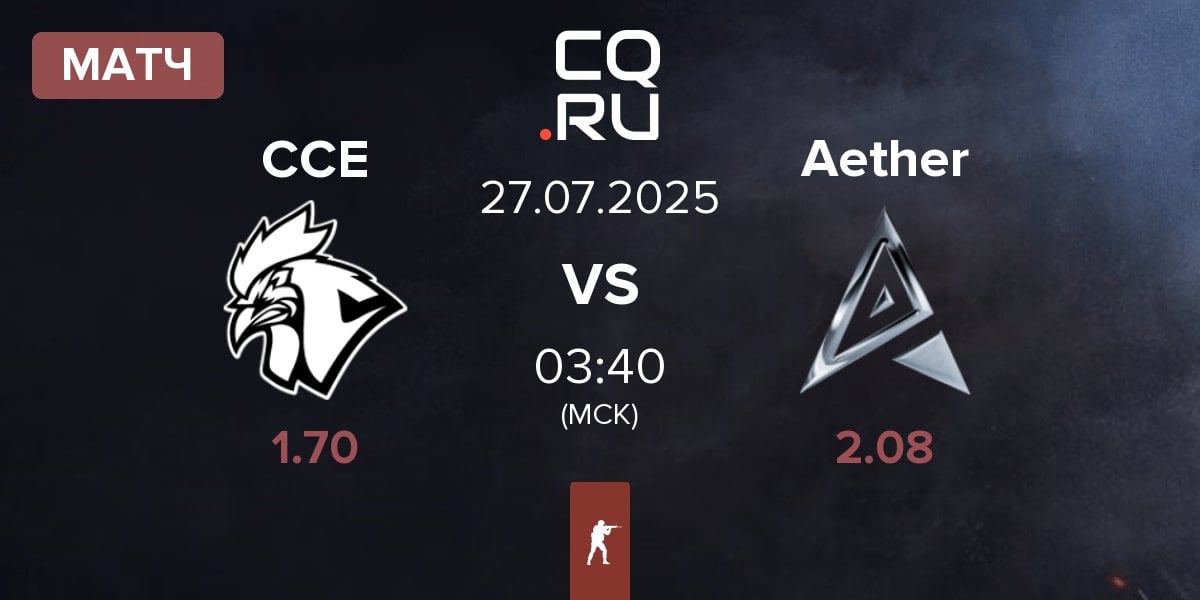 Матч Chicken Coop Esports CCE vs Team Aether Aether | 27.07