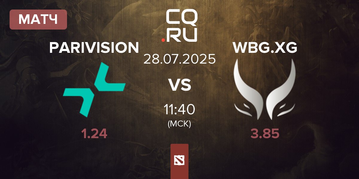 Матч PARIVISION vs Xtreme Gaming WBG.XG | 28.07