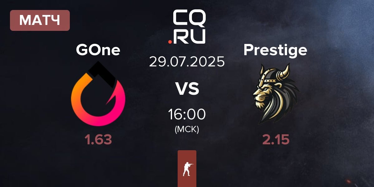 Матч GenOne GOne vs Prestige Esport Prestige | 29.07
