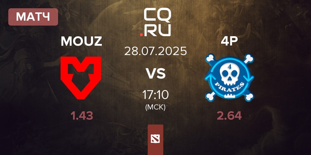 Матч MOUZ vs 4Pirates 4P | 28.07