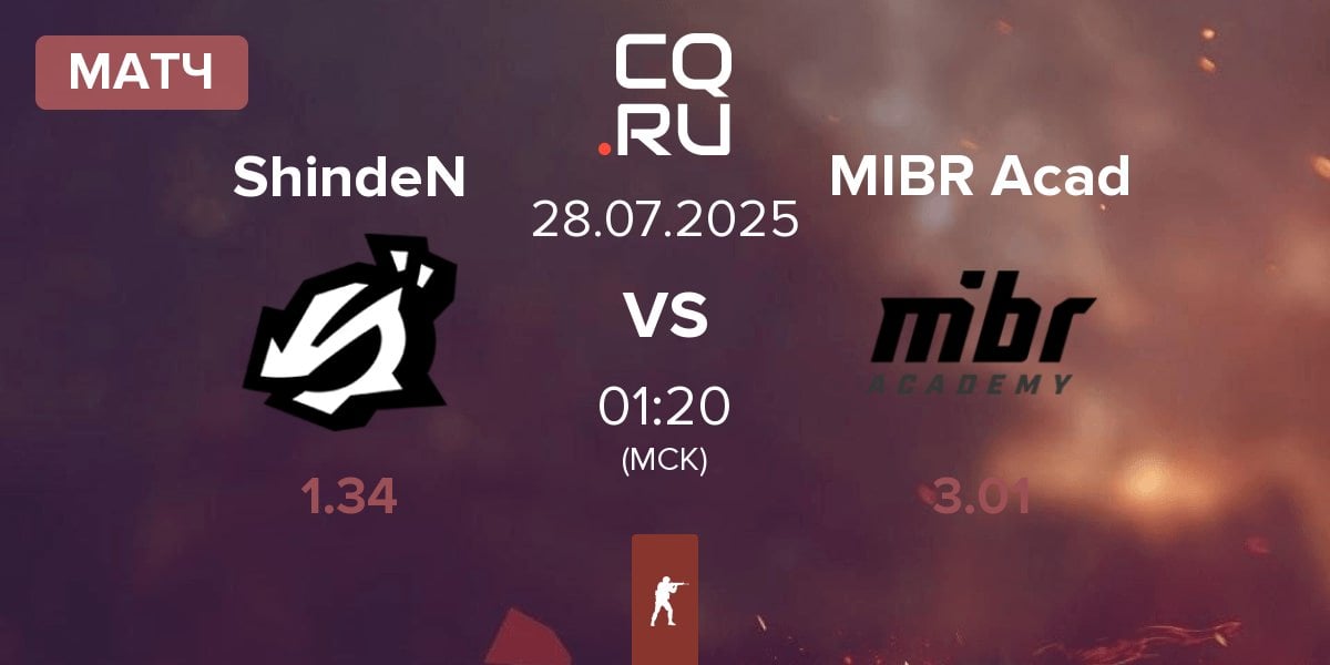 Матч ShindeN vs MIBR Academy MIBR Acad | 28.07