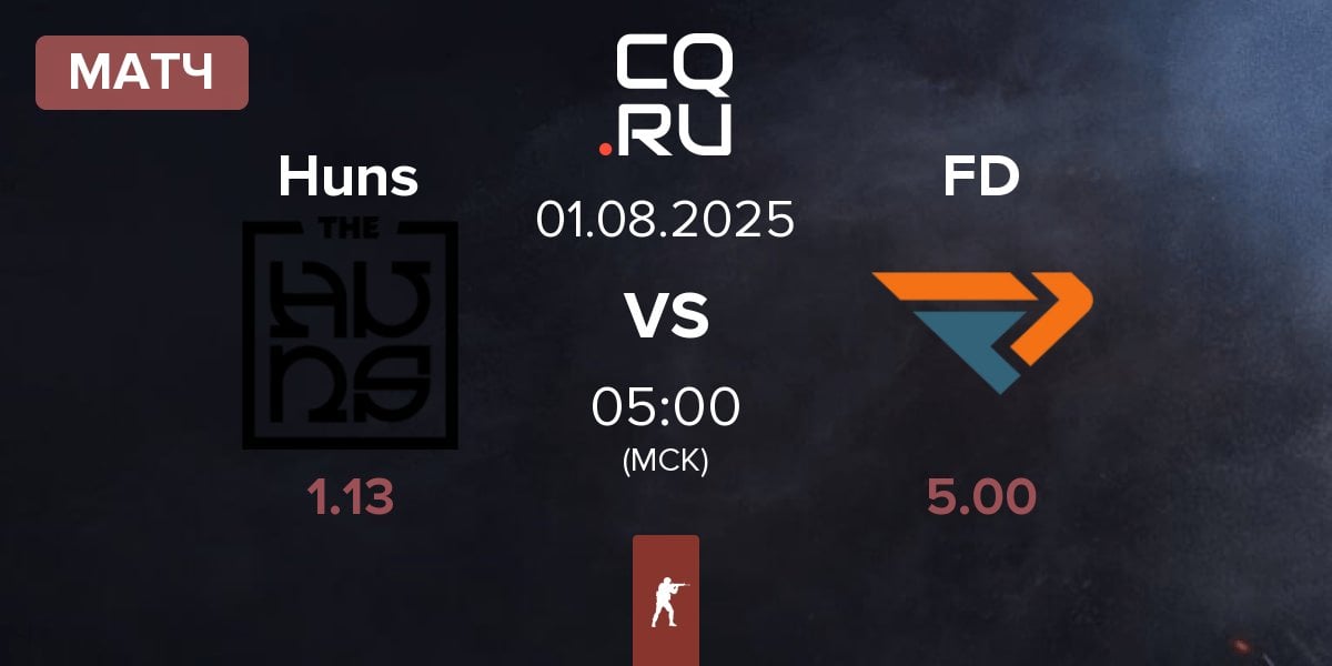 Матч The Huns Huns vs FengDa Gaming FD | 01.08