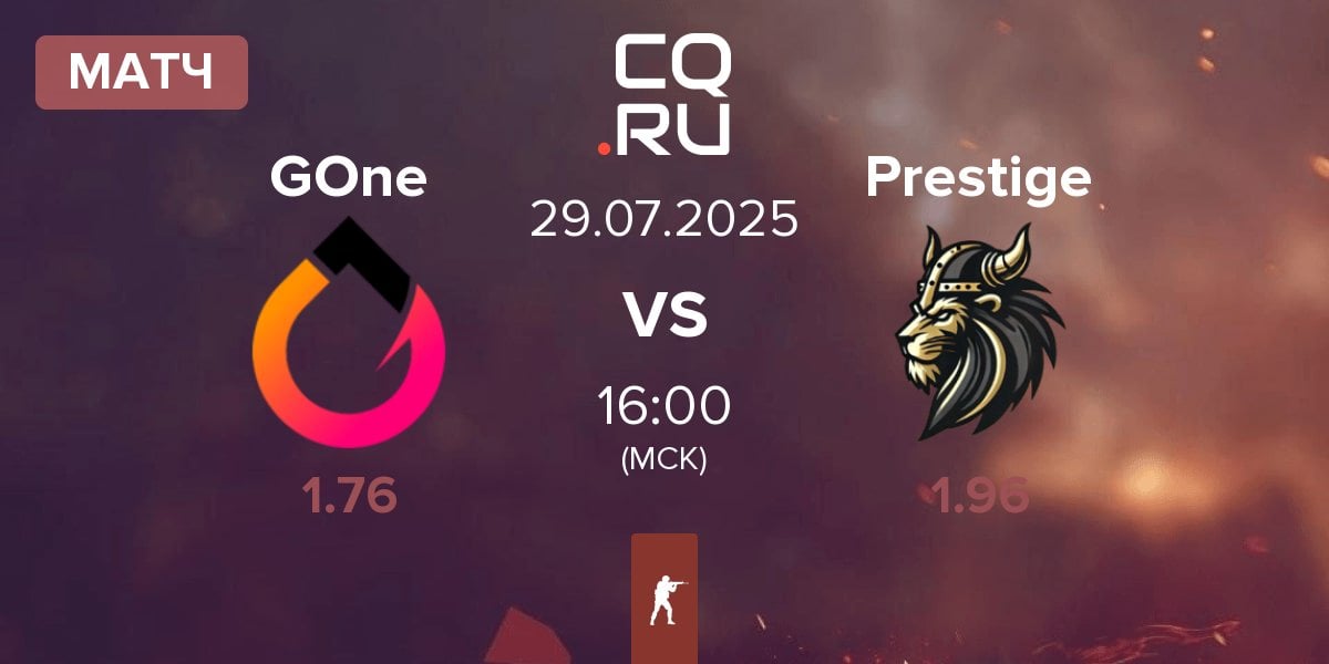Матч GenOne GOne vs Prestige Esport Prestige | 29.07
