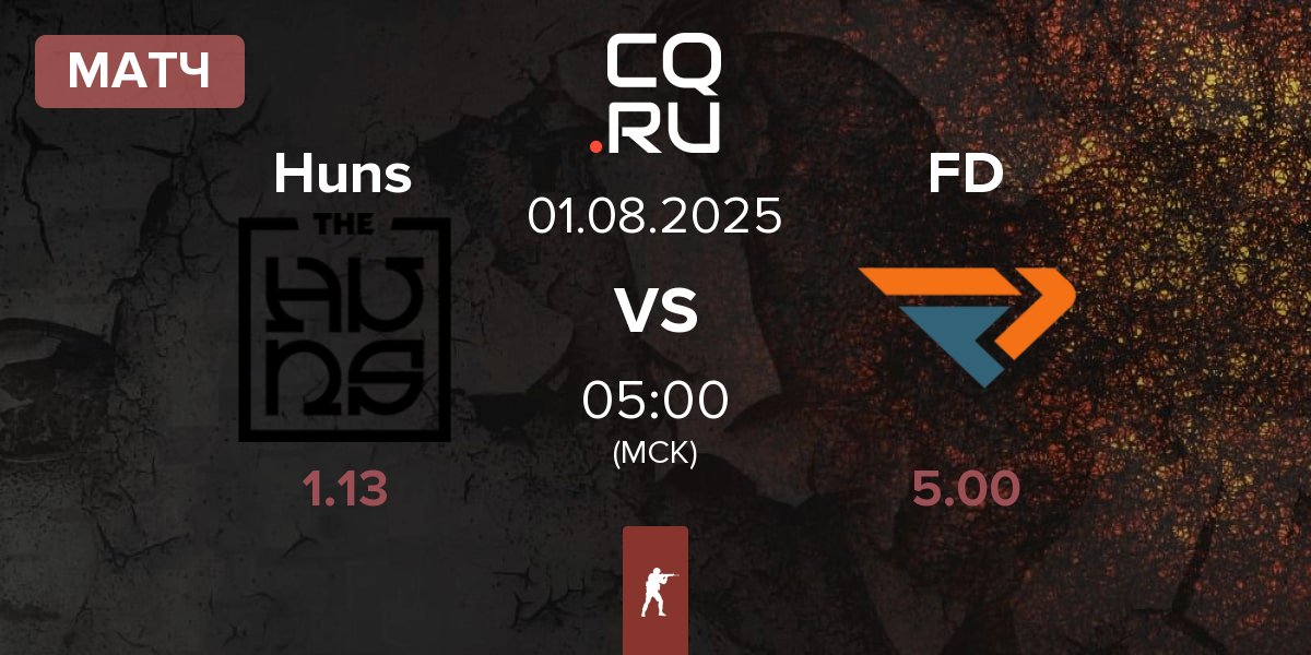 Матч The Huns Huns vs FengDa Gaming FD | 01.08