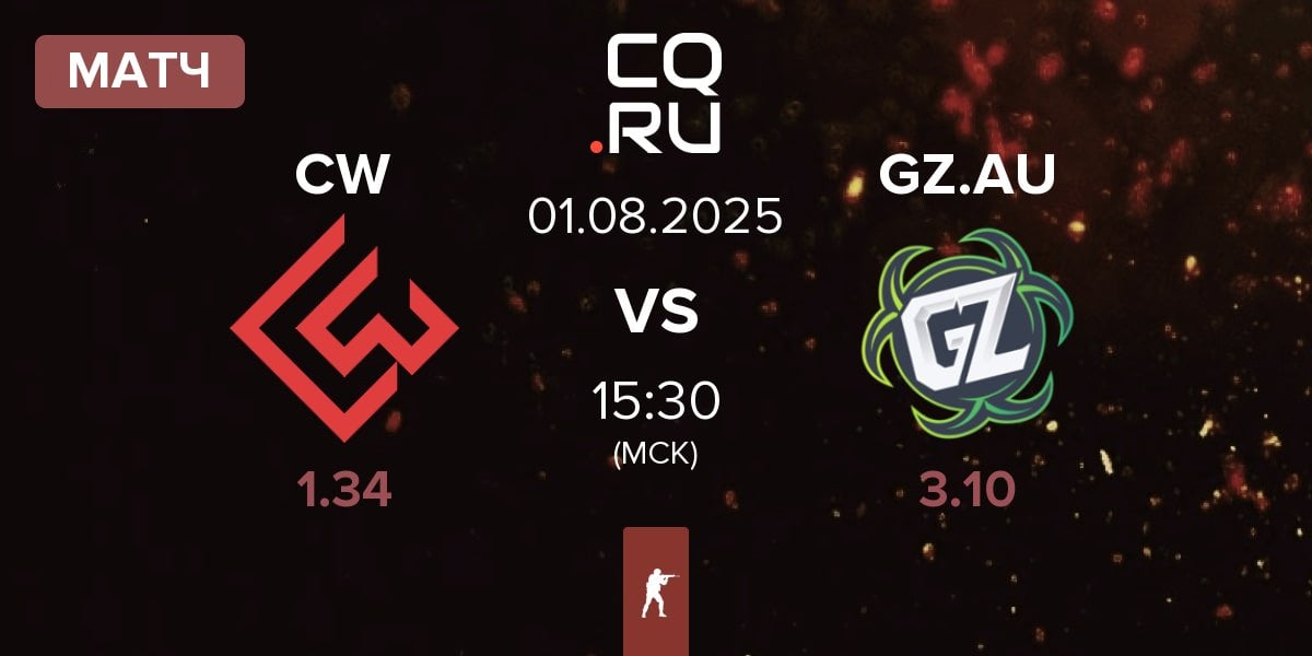 Матч Chinggis Warriors CW vs Ground Zero.AU GZ.AU | 01.08
