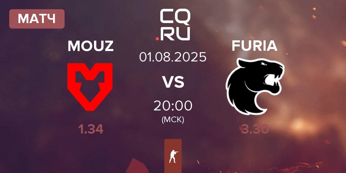 Матч MOUZ vs FURIA Esports FURIA | 01.08