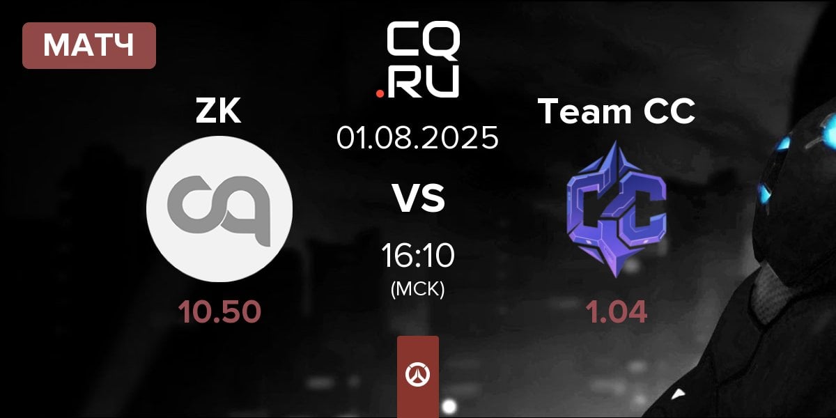 Матч ZoKorp Esports ZK vs Team CC.new Team CC | 01.08