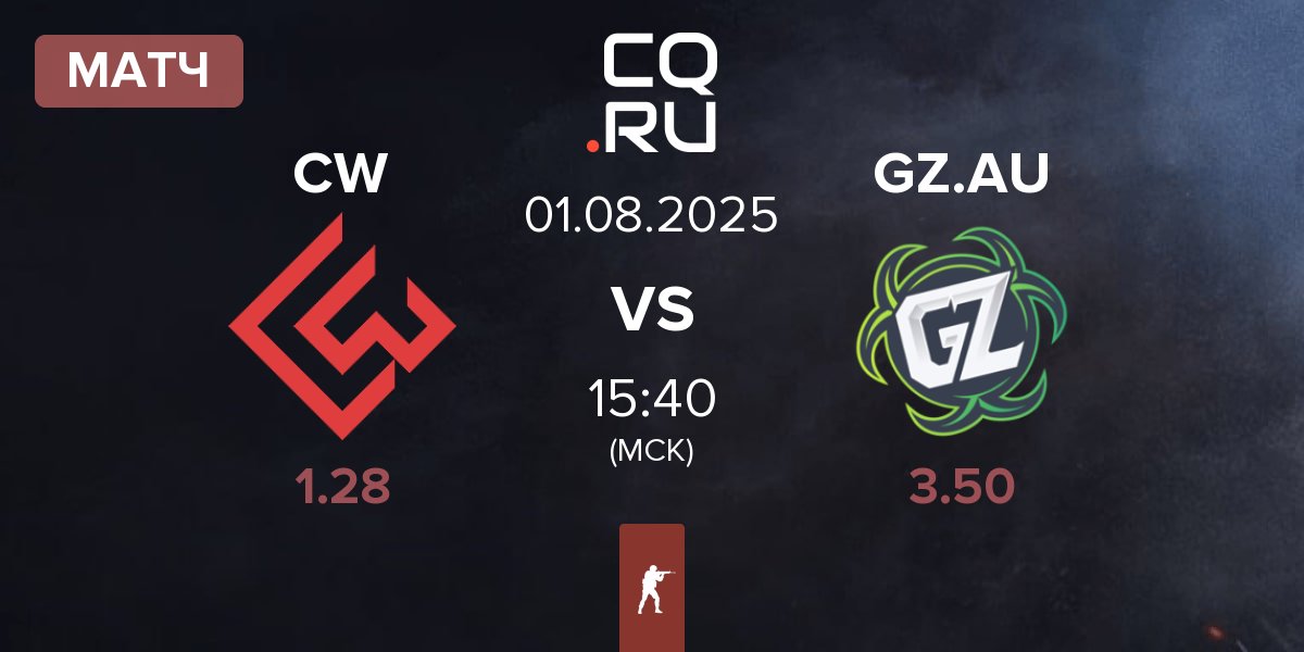 Матч Chinggis Warriors CW vs Ground Zero.AU GZ.AU | 01.08