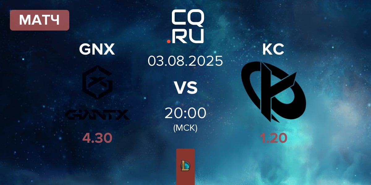 Матч GIANTX GNX vs Karmine Corp KC | 03.08