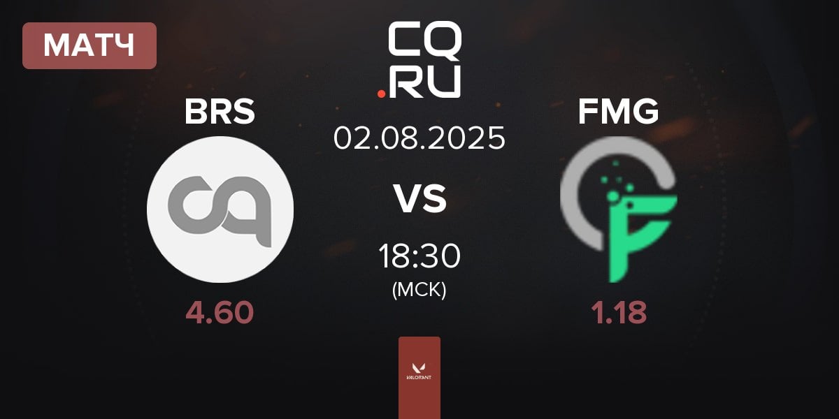Матч Boars Gaming BRS vs Formulation Gaming FMG | 02.08