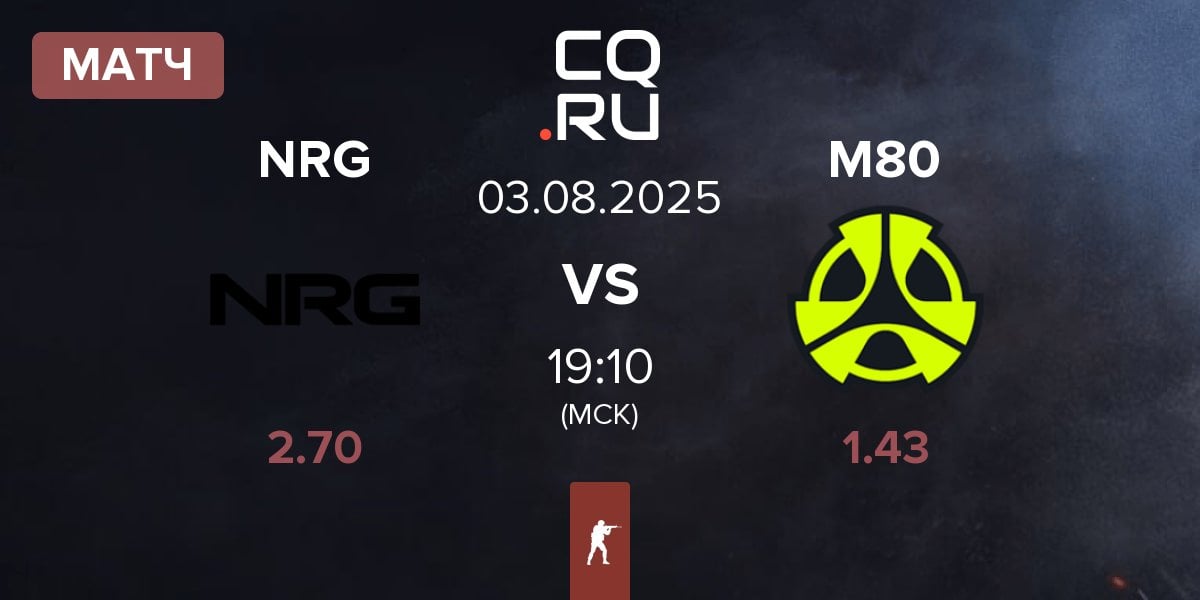 Матч NRG Esports NRG vs M80 | 03.08