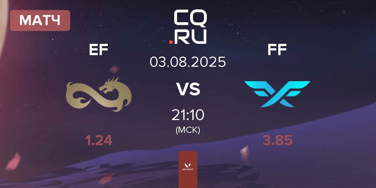 Матч Eternal Fire EF vs Fire Flux Esports FF | 03.08