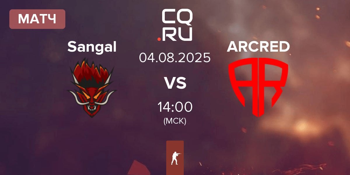 Матч Sangal Esports Sangal vs ARCRED | 04.08