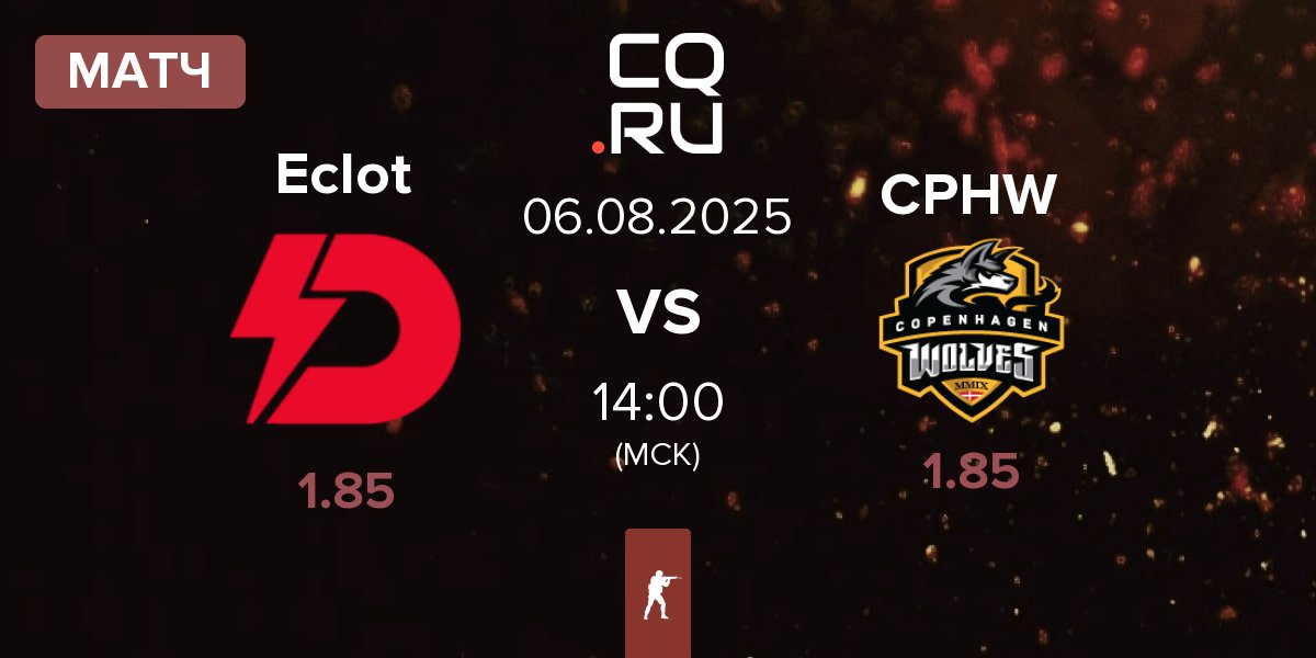 Матч Dynamo Eclot Eclot vs Copenhagen Wolves CPHW | 06.08