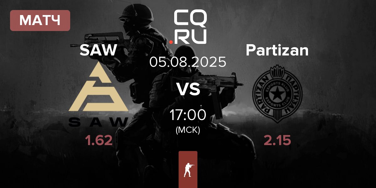 Матч SAW vs Partizan Esports Partizan | 05.08