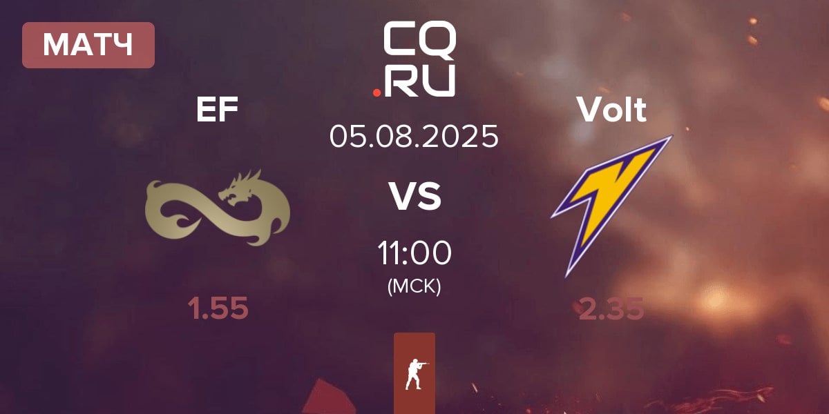 Матч Eternal Fire EF vs Volt | 05.08
