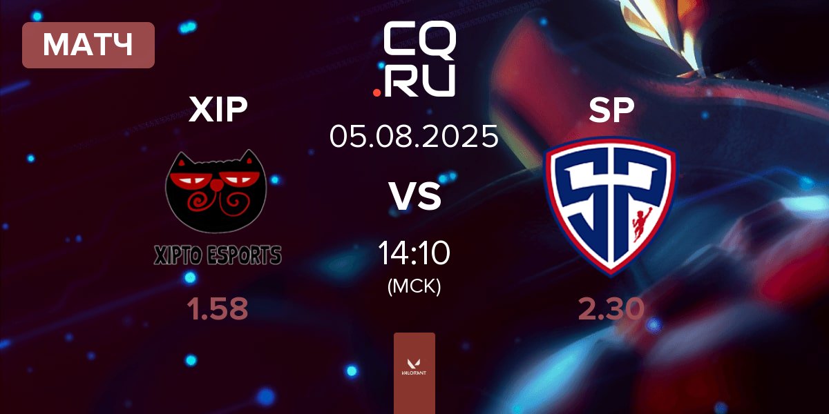 Матч Xipto Esports XIP vs Sharper Esport SP | 05.08