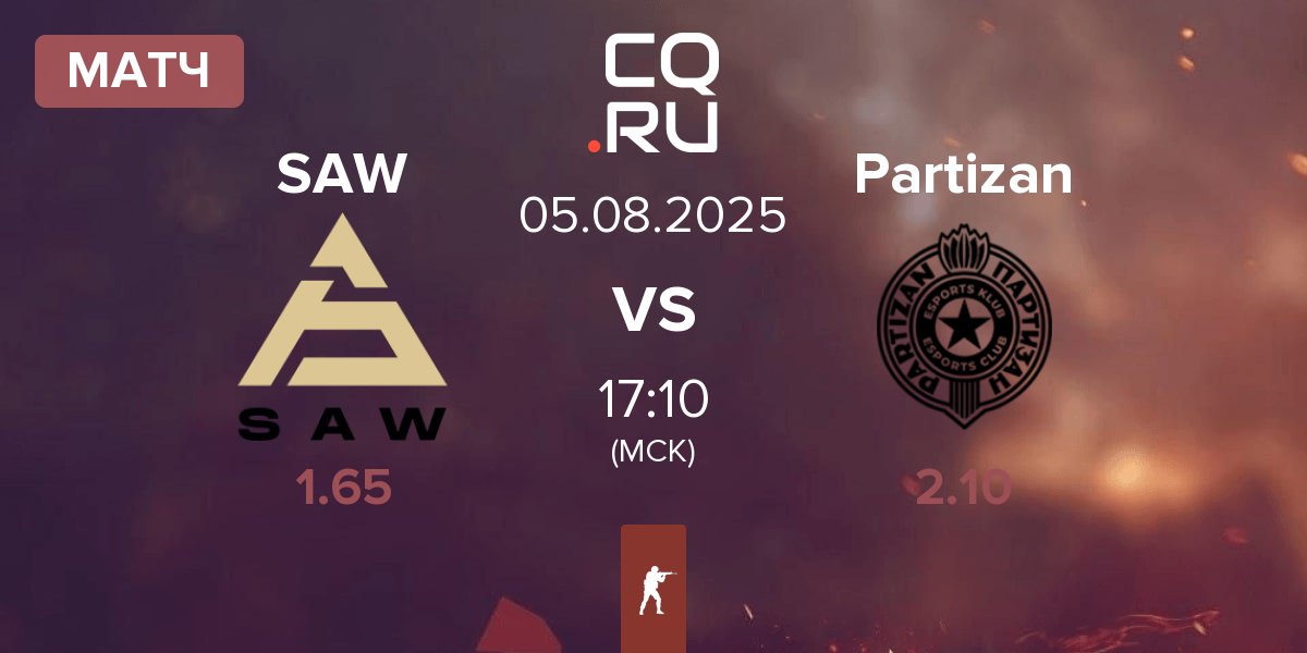 Матч SAW vs Partizan Esports Partizan | 05.08