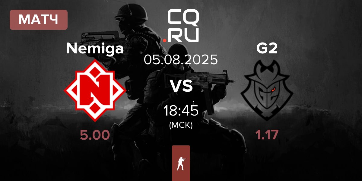 Матч Nemiga Gaming Nemiga vs G2 Esports G2 | 05.08