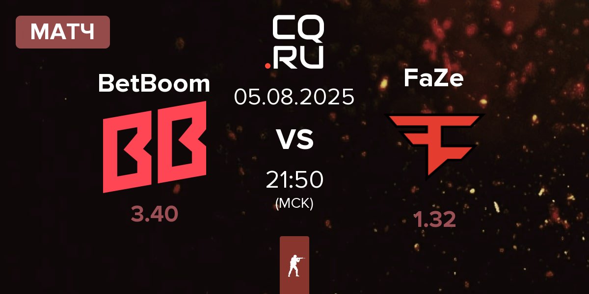 Матч BetBoom vs FaZe Clan FaZe | 05.08