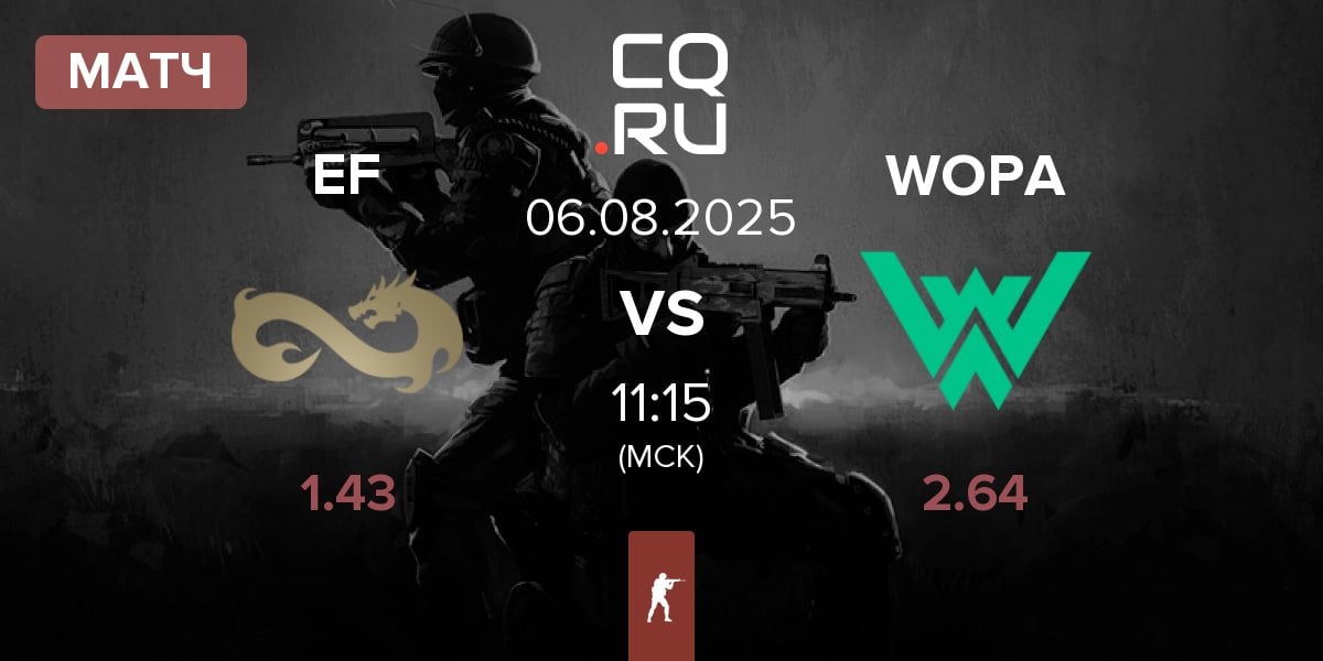Матч Eternal Fire EF vs WOPA Esport WOPA | 06.08
