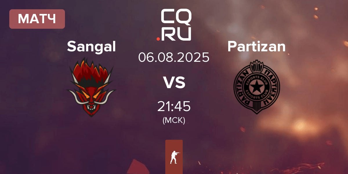 Матч Sangal Esports Sangal vs Partizan Esports Partizan | 06.08