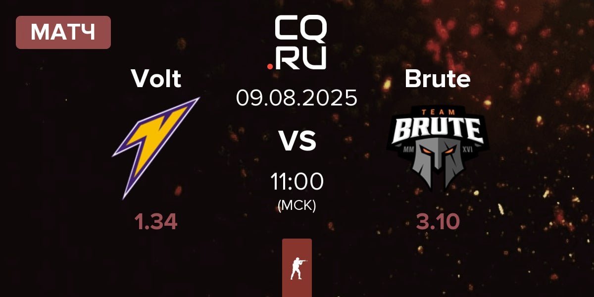 Матч Volt vs Brute | 09.08
