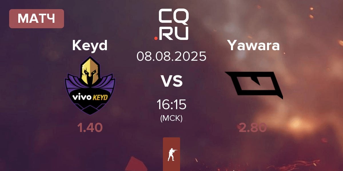 Матч Keyd Stars Keyd vs Yawara Esports Yawara | 08.08