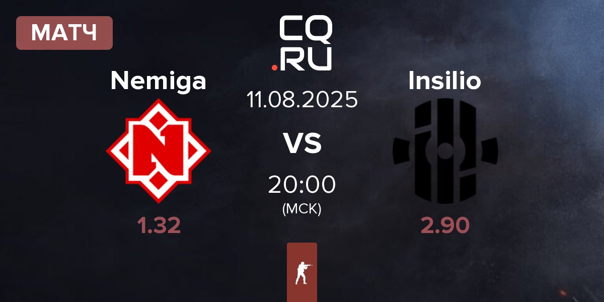 Матч Nemiga Gaming Nemiga vs Insilio | 11.08