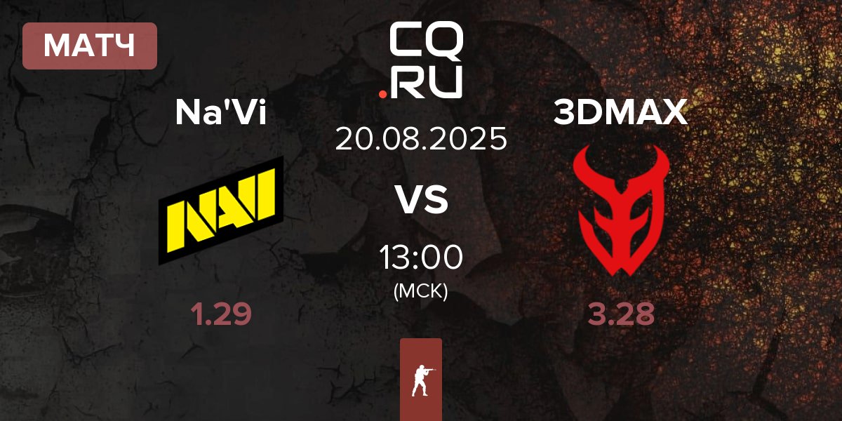 Матч Natus Vincere Na'Vi vs 3DMAX | 20.08