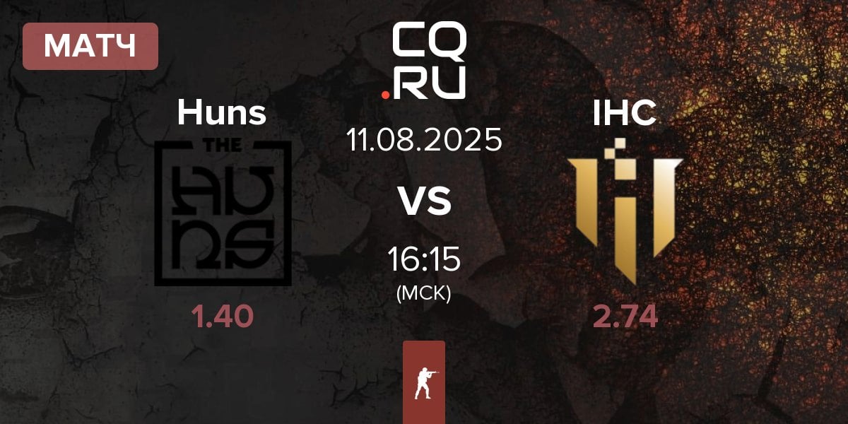 Матч The Huns Huns vs IHC Esports IHC | 11.08