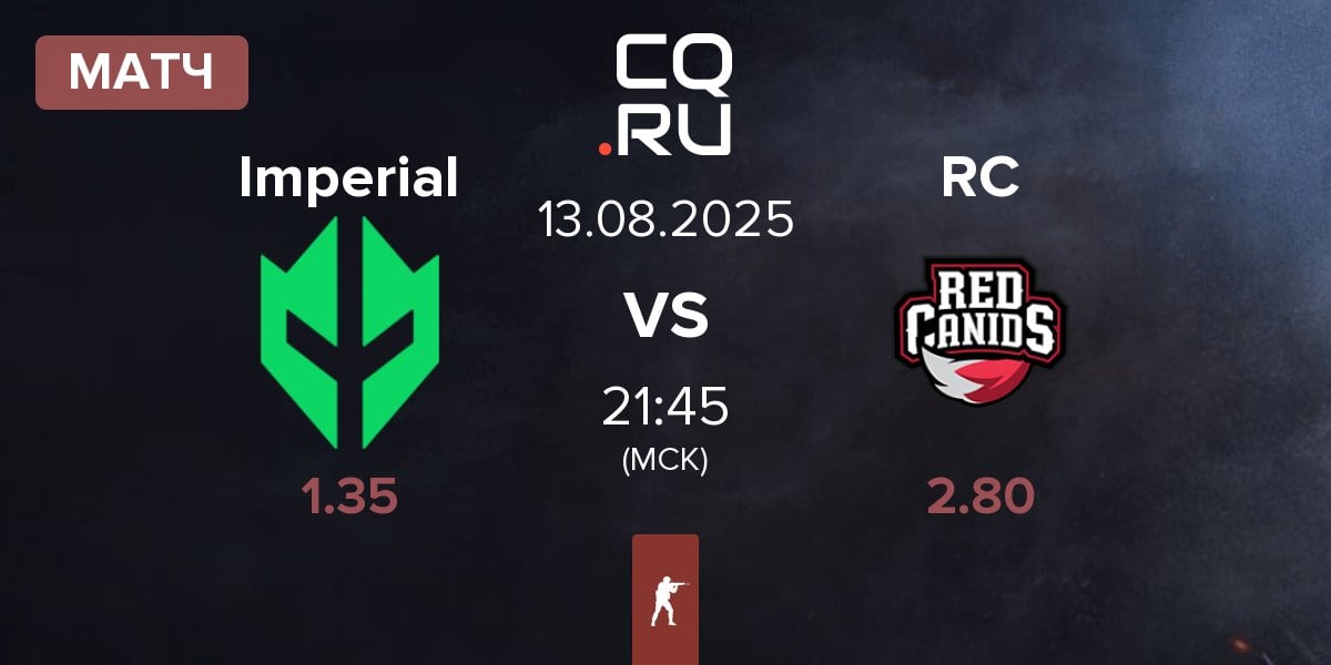Матч Imperial Esports Imperial vs Red Canids RC | 13.08