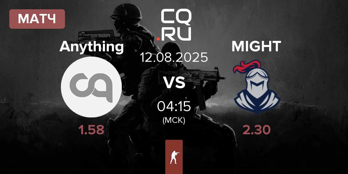 Матч anything else Anything vs MIGHT | 12.08