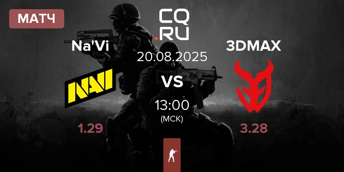 Матч Natus Vincere Na'Vi vs 3DMAX | 20.08