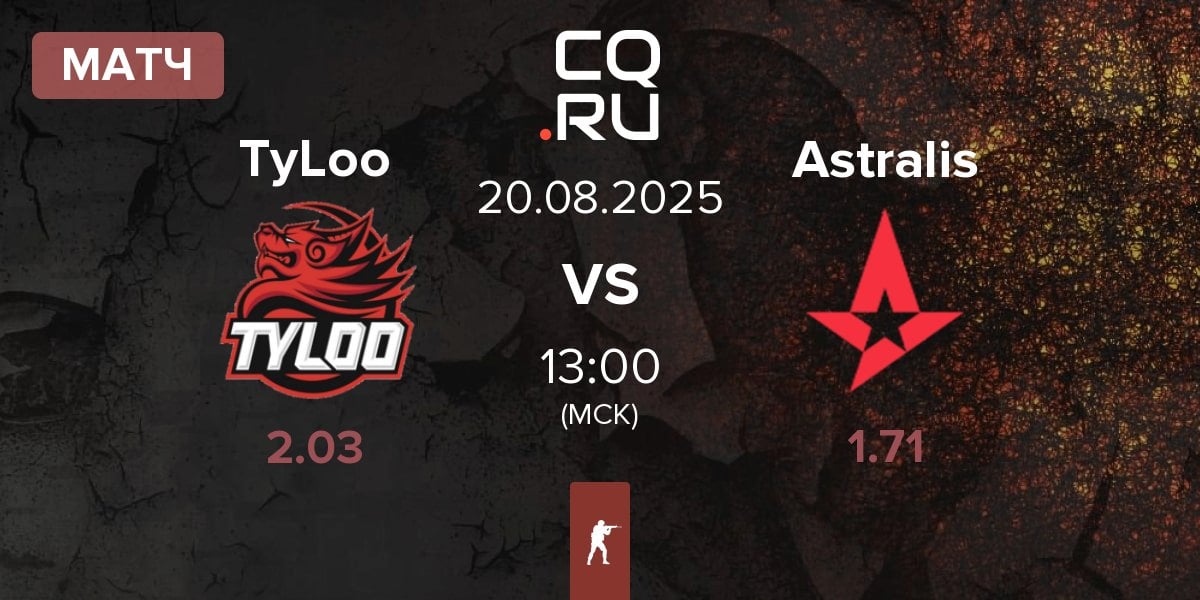 Матч TyLoo vs Astralis | 20.08