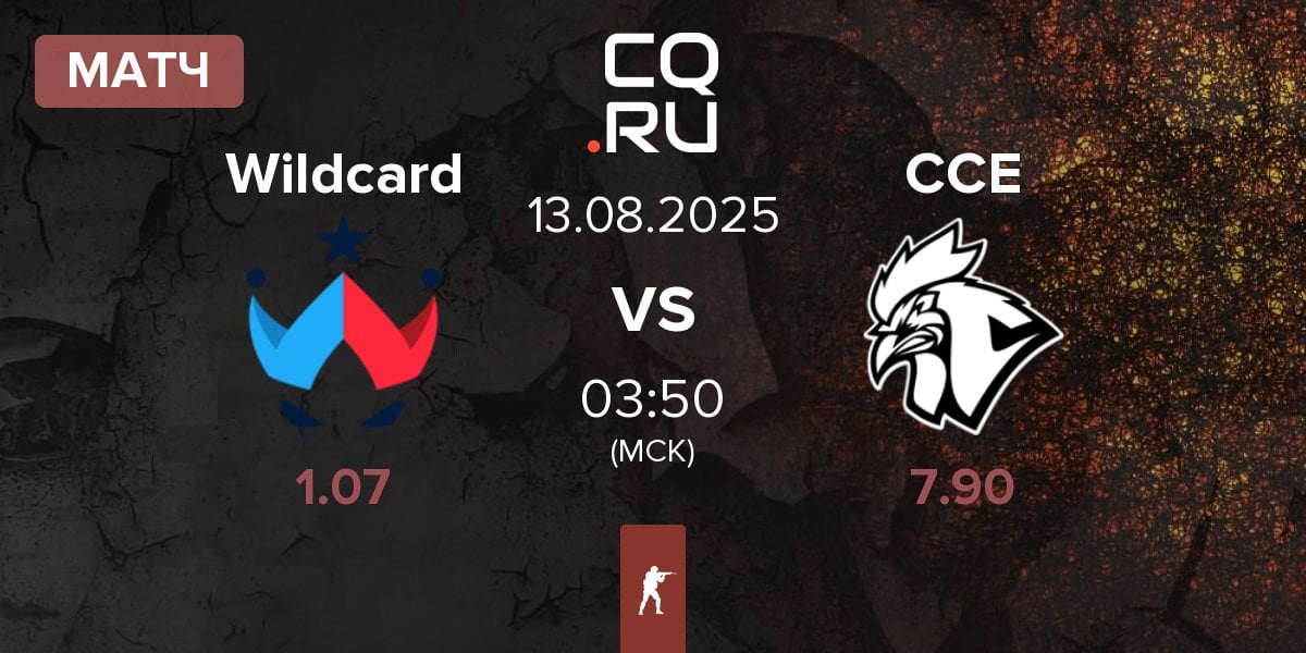 Матч Wildcard Gaming Wildcard vs Chicken Coop Esports CCE | 13.08