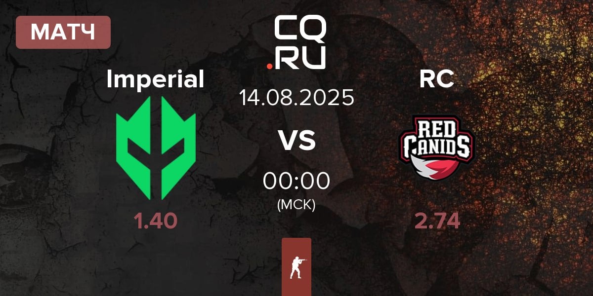 Матч Imperial Esports Imperial vs Red Canids RC | 14.08