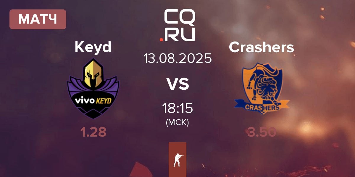 Матч Keyd Stars Keyd vs Team Crashers Crashers | 13.08